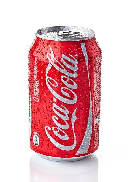 Soda can / water